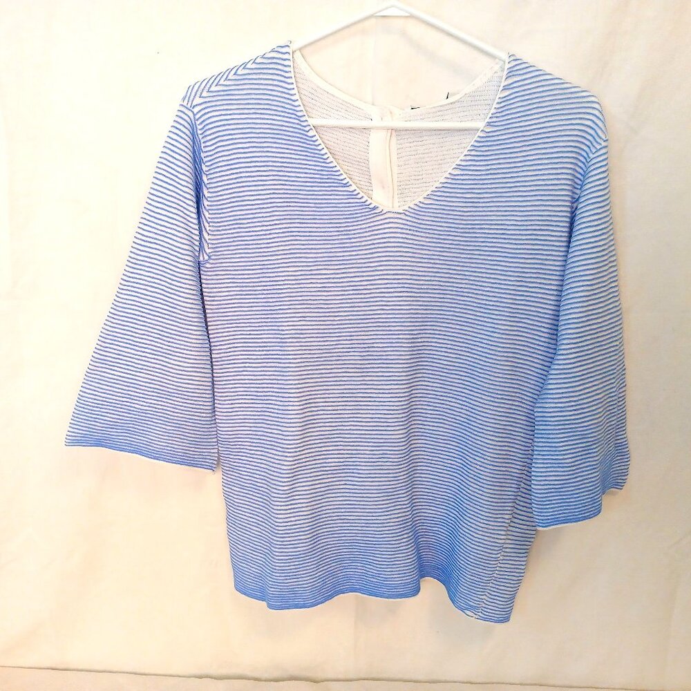 Foxcroft Back-Button Up Sweater - Picture 2 of 6